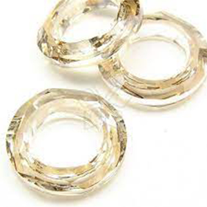 CH58422  Αυθεντικό Κρύσταλλο Swarovski Cosmic Ring  – 4139 ,For Jewellery 29mm//1Pcs/ Golden Shadow,   ,Material ,,Charms (5 0) ()