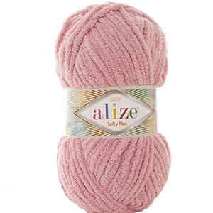 CH58619 Yarns alize softy plus,micropolyester ,100xgr /~120meters ,rose color col 295 (0 0)
