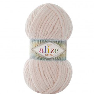 CH58629 Νηματα alize softy plus ,100gr/120μετρ. ,μπεζ χρωμα,μικροπολυεστερας col 382 (0 0)