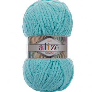 CH58631 Yarns alize softy plus,micropolyester ,100gr/120meters ,blue color col 263 (0 0)
