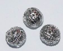 CH5878 Μεταλλικές στρόγγυλες χάντρες Για κόσμημα 6mm/~65Τεμ. Μεταλλικό Χρώμα, ,Συνθεση ,Χάντρα (13 5) (14gr) ()