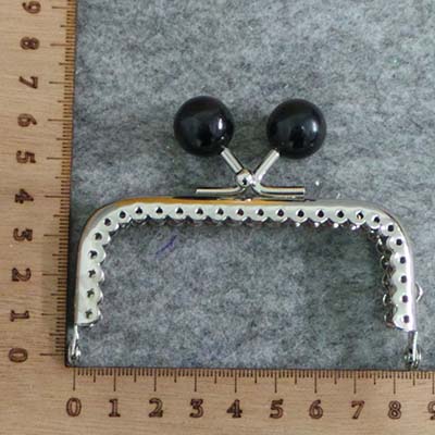 CH58788 Accessories iron purse frames rectangle,with holes/frames ,8,5cm/1pcs ,platinum color (0 0)
