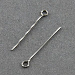 CH58961 Γράνες Ατσάλινες Με μάτι/Κρίκο ,30X0,7mm/10Τεμ. ,Ατσάλινο Χρώμα,0.7mm Πάχος (5 3) (5gr) ()