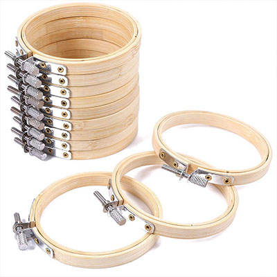 CH59313 Cross stitch hoop ring wooden round shape, ,36cm/ø18cm/1pcs ,natural color (0 0)