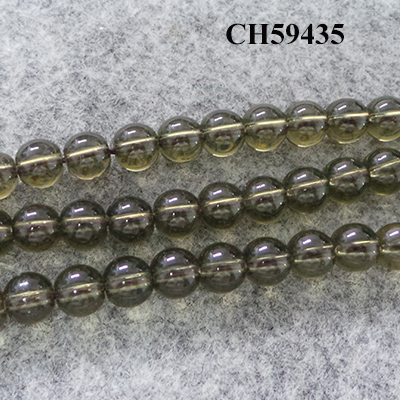 CH59435 Synthetic stones smokey quartz round beads ,for jewellery 8mm/50pcs/ grey color,   ,material ,,beads (0 0)