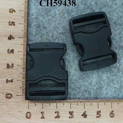 CH59438 Plastic buckles buckles,buckles ,28x51mm/ø24mm/1pcs,black color (0 0)