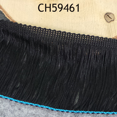 CH59461 Trims fringe per meter, ,90mm/1meters ,black color (0.8 0)
