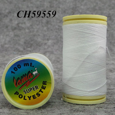 CH59559 Polyester sewing thread ,for sewing 100μέτρα//1pcs/ white color, polyester  ,material 100% acrylic,kneeting accessories, (0 0)
