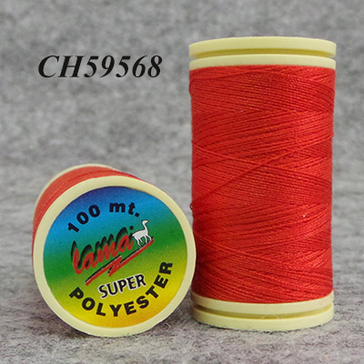 CH59568 Μασουράκια ραπτικής Πολυεστερικά 100μέτρα/1Τεμ. Κοραλί Χρώμα Για Ράψιμο Είδη ραπτικής   (24 0) (10gr) ()