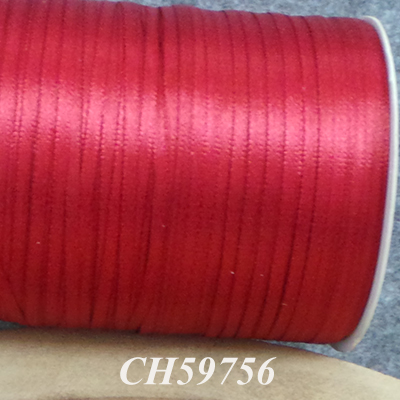 CH59756 Ειδη συσκευασιας κορδελες σατεν ,3mm/800μετρ.,κοκκινο χρωμα (0 0)