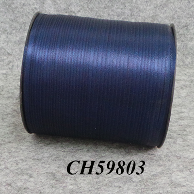 CH59803 Ειδη συσκευασιας κορδελες σατεν ,3mm/800μετρ.,μπλε ναυτικο χρωμα (0 0)