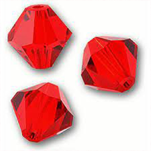 CH5985 Κρυσταλλάκια Swarovski σε Σχήμα Ρόμβος – 5301  Για κόσμημα 6mm//20Τεμ. LIGHT SIAM,   ,Συνθεση ,Χάντρα (3 1) (gr) ()