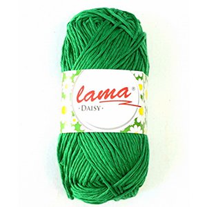 CH60039 Lama daisy cotton yarn ,for knitted dolls,clothes,scurf 50gr/110meters/ green color, cotton  ,material 100% cotton,summer yarn,crhochet needles 4-4.5 (0 0)