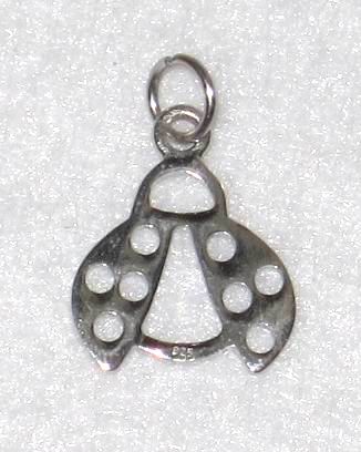 CH6010 Ασημένιες Πασχαλίτσες  Για κόσμημα 19mm//1Τεμ. RHODIUM PLATED,   ,Συνθεση ,Μαρτάκια,Κρεμαστά (174 25) (gr) ()