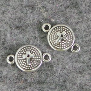 CH60134 Metal Cross Pendants ,For Jewellery 15X21mm/3Pcs/ Antique silver,   ,Material ,Religious,Links/Connectors (5 0) ()