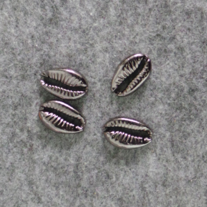 CH60220 Cowrie shell links/Connectors ,For Jewelery/Decoration 19X12mm/2Pcs/ Black Nickel Color,   ,Material Brass,Summer,Links/Connectors (10 0) ()