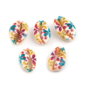 CH60416 Natural cowrie shell for jewelery/decoration 25x17mm/10pcs mixed color,   ,material ,, (0 0)