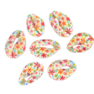 CH60426 Natural cowrie shell for jewelery/decoration 25x17mm/10pcs mixed color,   ,material ,, (0 0)