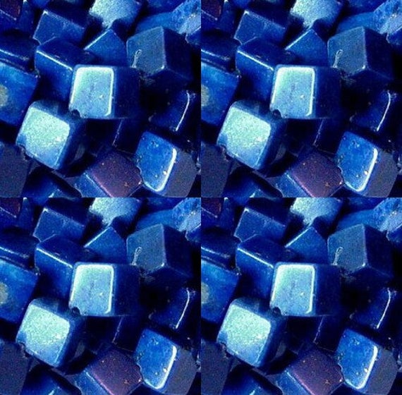 CH60452 Φυσικό Λάπις Λαζούλι κυβάκια Για κόσμημα 13mm/~22Τεμ. Μπλέ Χρώμα, ,Συνθεση ,Χάντρα (5 1) (121gr) ()