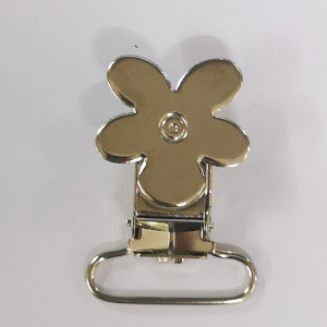 CH60459 Metal pacifier clips ,for pacifier 37x25mm/1pcs/ platinum color,   ,material iron,cartoon, (0 0)