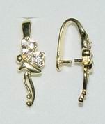 CH6050 SILVER 925 BAILS  FOR JEWELLERY 21mm//1Pcs/   GOLD PLATED, MICROPAVE  ,Material STAINLESS STEEL,, (13 0) ()