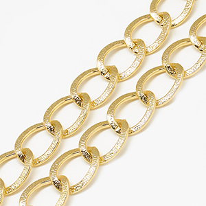 CH60523 Aluminum Chains ,For Jewllery/Handbags 20X15mm/1.25Meters/ Gold Plated,   ,Material Aluminum,, (19 1) ()