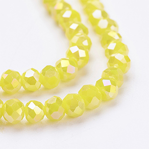 CH60533 Glass glass beads rondelle,faceted ,4x3mm/150pcs ,multicolor (0 0)