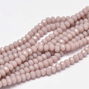 CH60539 Glass glass beads rondelle,faceted ,3x2mm/150pcs ,thistle (0 0)