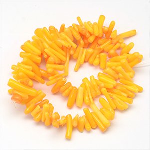 CH60865 Bamboo beads stick shape for jewellery  15mm/40cm/str white color for jewellery summer  15mm/40cm/str orange color for jewellery summer beads (0 0)