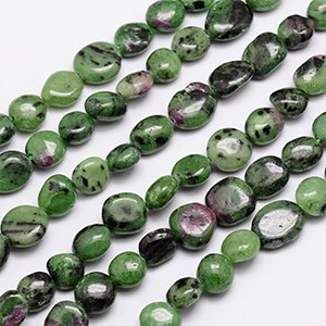 CH61017 Semi precious stones agate nuggets, ,9mm/40pcs ,green color (0 0)