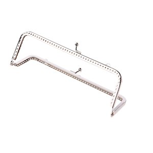 CH61155 Iron purse/hand bag frames ,for handbags 10,5cm//1pcs/ platinum color,with beads with holes/frames  ,material iron,, (0 0)