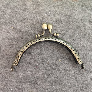 CH61156 Iron purse frames οβάλ , 10,5mm//1pcs/cm dark red,   ,material ,, (0 0)