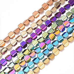 CH61188  Συνθετικός αιματίτης  Για κόσμημα 6X6mm/~67Τεμ. Διάφορα Χρώματα,   ,Συνθεση ,Χάντρα (0 1) (18gr) ()