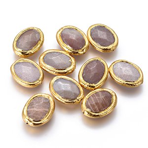 CH61239 ΗΜΙΠΟΛΥΤΙΜΟΙ ΛΙΘΟΙ ΟΒΑΛ  ΓΙΑ ΚΟΣΜΗΜΑ 22X25mm/1Τεμ.   ΧΡΥΣΟ ΧΡΩΜΑ, ΜΕ ΗΜΙΠΟΛΥΤΙΜΟΥΣ ΛΙΘΟΥΣ  ,ΣΥΝΘΕΣΗ ,ΠΕΡΑΣΤΑ (1 3) (7gr) ()