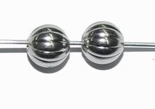 CH6132 Μεταλλικές στρόγγυλες χάντρες  Για κόσμημα 8mm//10Τεμ. Μεταλλικό Χρώμα,   ,Συνθεση ,Χάντρα (16 0) (13gr) ()