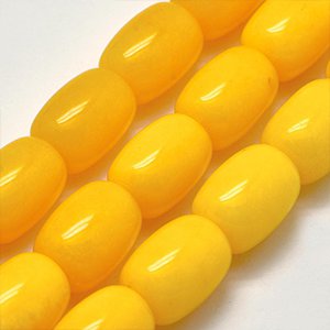 CH61394 Semi precious stones agate cylinder/column, ,18x13mm/20pcs ,yellow color (0 0)