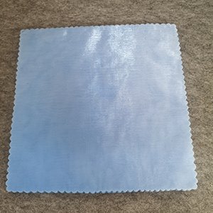 CH61462 Organza lace sheets  25x25cm/100pcs light blue color for decoration (0 0)