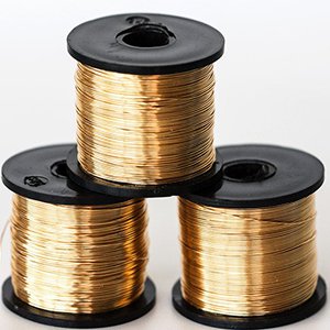 CH61603 Copper wire for jewellery 0,8mm//50meters gold plated,250gr   ,material copper,, (61 0)
