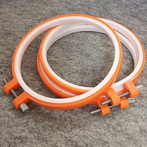 CH61702 Cross Stitch Hoop Ring Plastic Round Shape, ,13cm/1Pcs ,MultiColor (69 11) ()