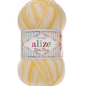 CH61731 Alize baby best batiks yarn gentle smooth softness with beathable comfort  for dolls,huts 100gr/240meters/  (alize) multicolor,col 6661   ,material ,all seasons, (-1 0)