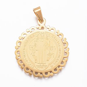 CH61814 Stainless steel konstantinata charms ,for jewellery 28mm//1pcs/ gold plated color,   ,material ανοξείδωτο ατσάλι 304,religious,charms (0 0)