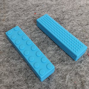 CH61919 Silicone teether silhouette assorted shapes, ,20x70mm/1pcs ,light blue color (0 0)