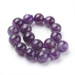 CH62105 Natural amethyst round bead strands ,for jewellery 12mm//16pcs/ lilac color,   ,material ,,beads (0 0)