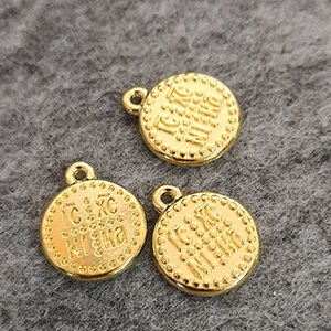 CH62136 Brass konstantinata for jewellery 13mm//1pcs gold plated color,   ,material ,religious,charms (0 0)