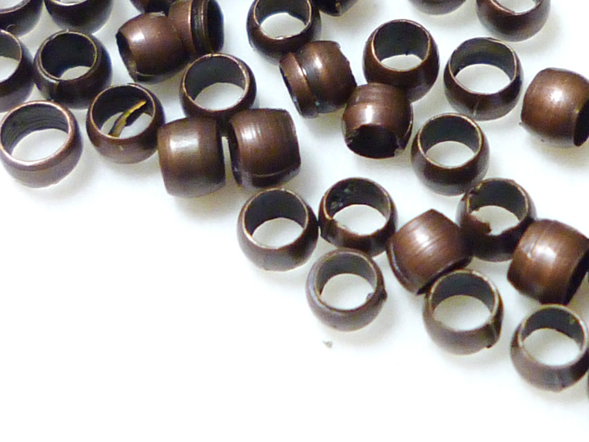 CH6230 Metal Crimp Beads FOR JEWELLERY 3mm/250Pcs/ COPPER COLOR, ,Material ,,BEADS (56 0) ()