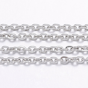 CH62440 ΑΤΣΑΛΙΝΕΣ ΑΛΥΣΙΔΕΣ CABLE CHAIN 2X1,5mm/1Μέτρ. ΑΤΣΑΛΙΝΟ ΧΡΩΜΑ, ΜΕ ΤΟ ΜΕΤΡΟ ,ΣΥΝΘΕΣΗ ΑΝΟΞΕΙΔΩΤΟ ΑΤΣΑΛΙ, (39 14) (0gr) ()