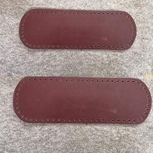 CH62669 Base shaper hard oval, ,37x13cm/1pcs ,dark red color (0 0)