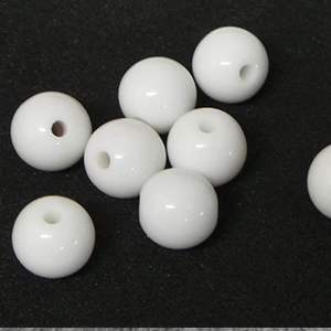 CH62769 Beads and spacers acrylic round beads, ,10mm/45gr ,white color (0 0)