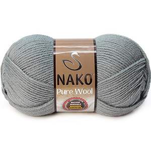 CH62780 Yarns nako pure wool ,for sweater,beany,scurf 100gr/220meters/ grey color,col 11207 wool  ,material 100 % wool,winter,crhochet needles 3 tunisian crochet hook no 4-4,5 (0 0)