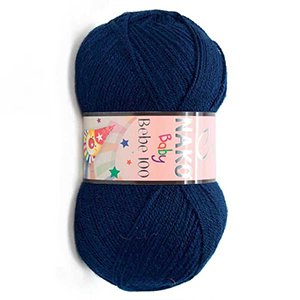 CH62807 Νηματα nako bebe 100 ,100gr/360μετρ. ,μπλε ναυτικο χρωμα,ακρυλικα (0 0)